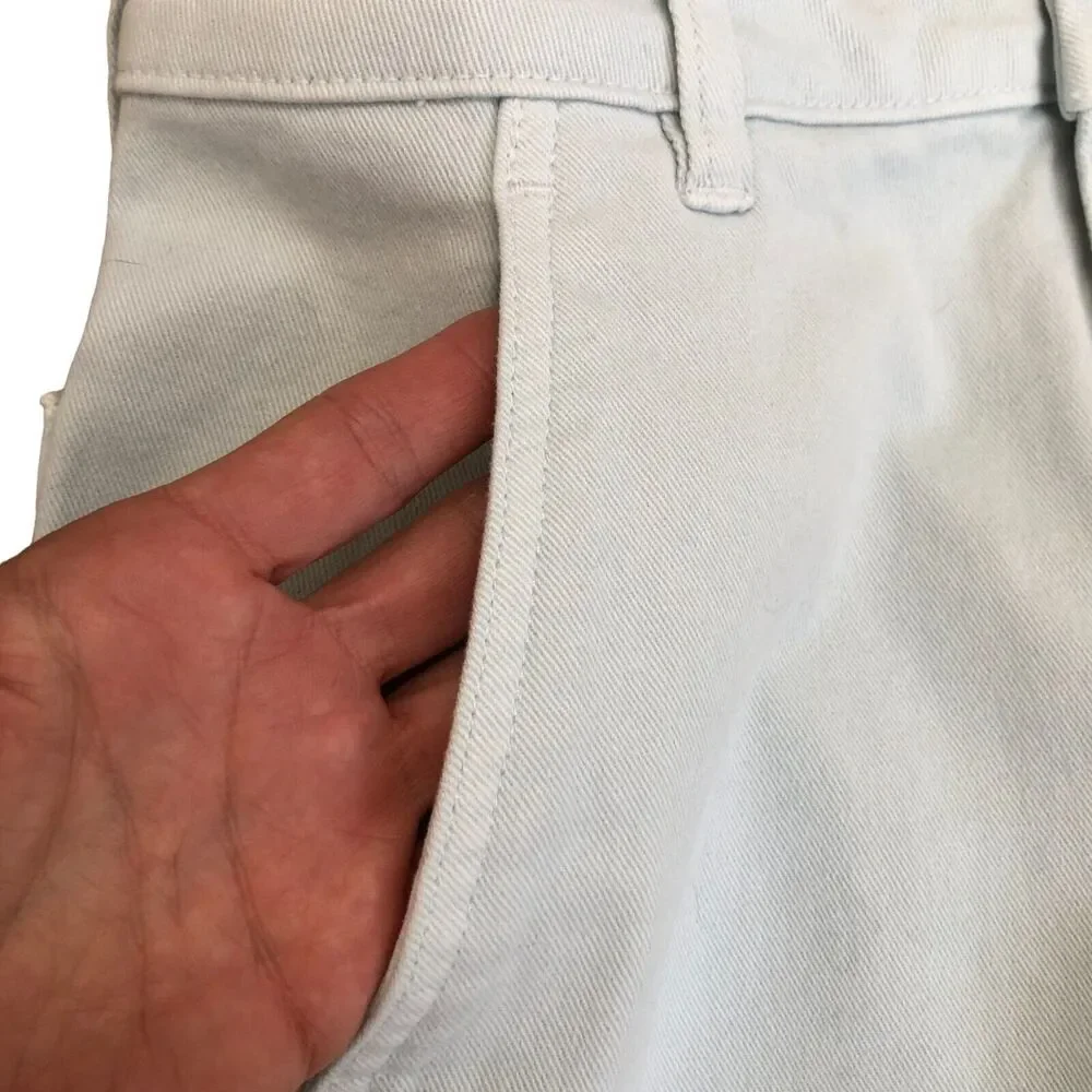 Everlane Light Blue "The UTILITY BARREL PANTS" High-Rise Ankle Pants Sz 4 $118 - Picture 8 of 16